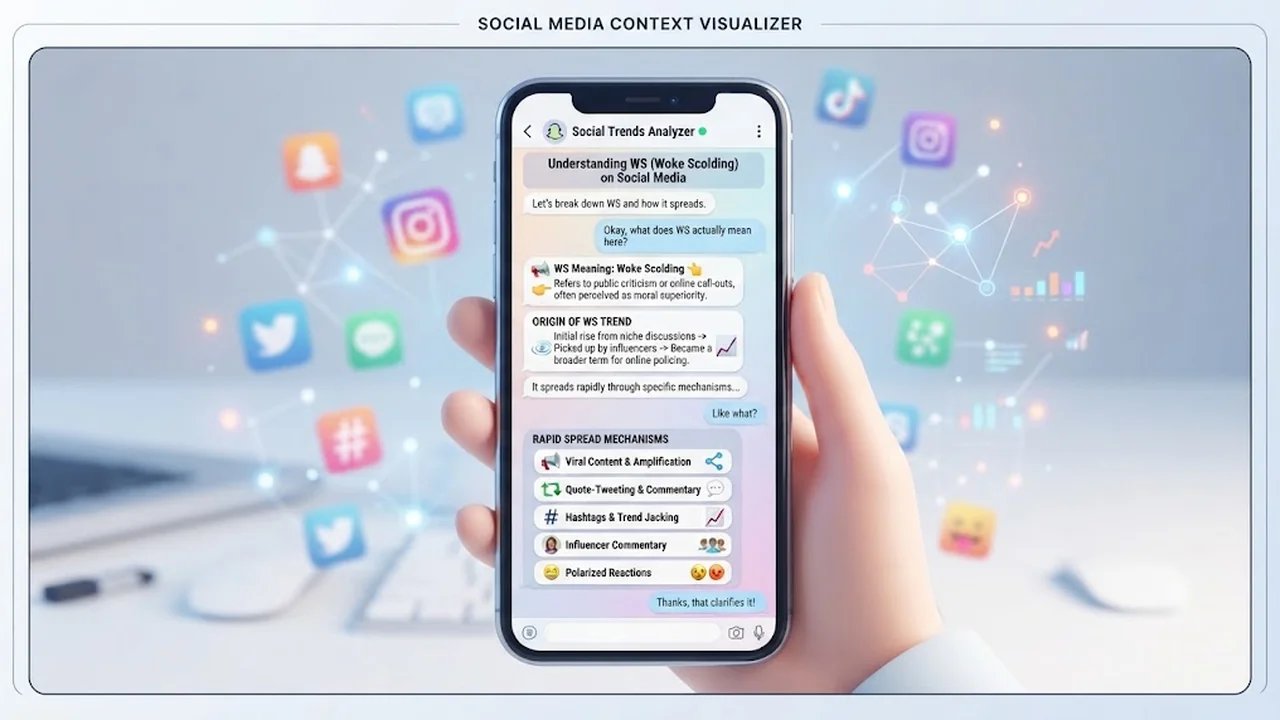 Origin and How WS Spread on Social Media - WS Meaning in chats