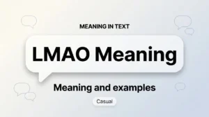 LMAO Meaning