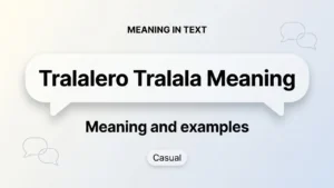 Tralalero Tralala Meaning