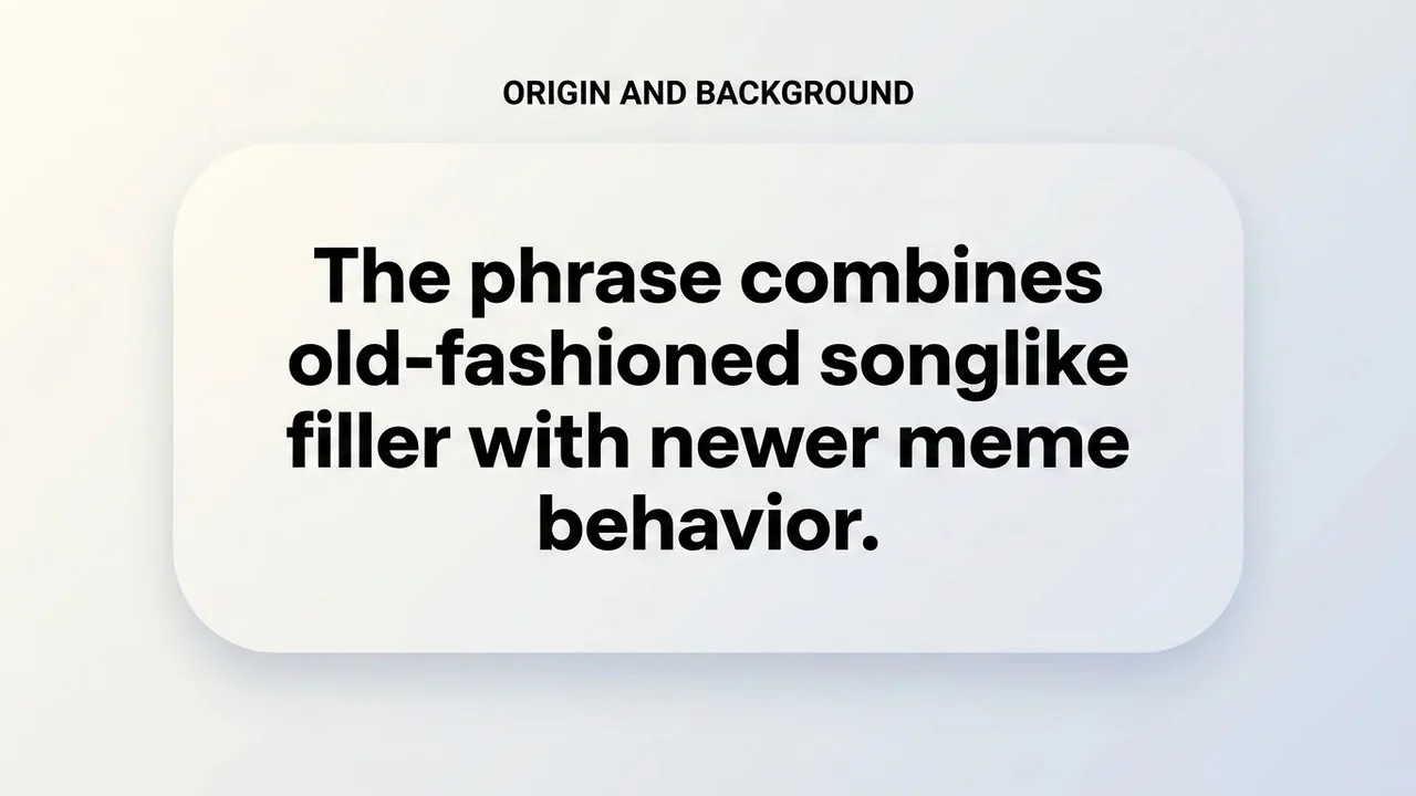 Origin and Background - Tralalero Tralala Meaning meaning